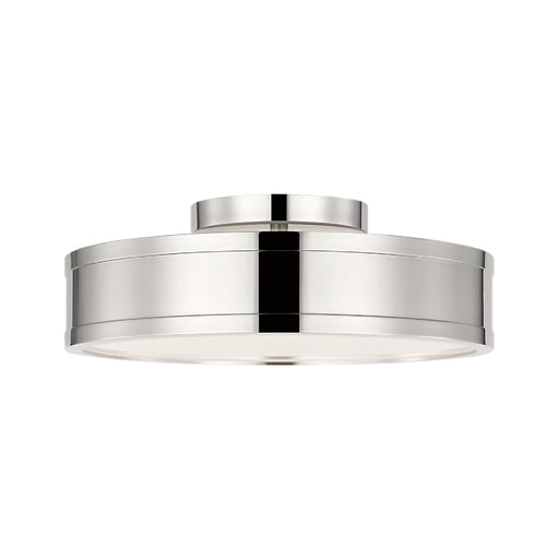 Visual Comfort PCF1051 Dupont 1-lt 12" LED Semi Flush Mount - Polished Nickel