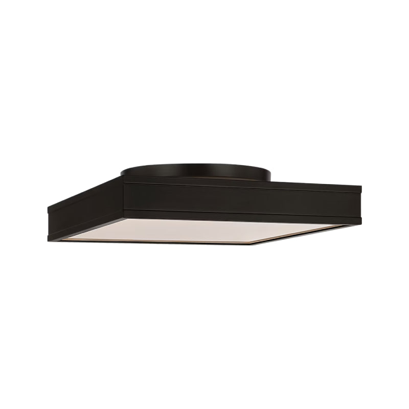 Visual Comfort PCF1061 Dupont 1-lt 16" LED Semi Flush Mount - Aged Iron