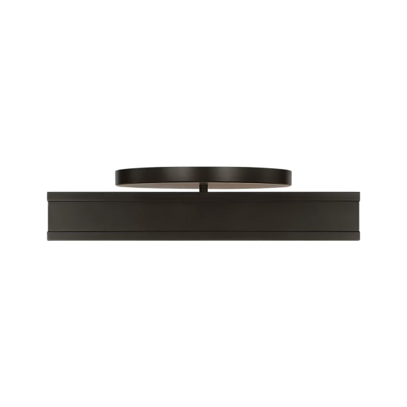 Visual Comfort PCF1061 Dupont 1-lt 16" LED Semi Flush Mount - Aged Iron