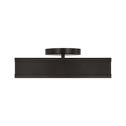 Visual Comfort PCF1071 Dupont 1-lt 12" LED Semi Flush Mount - Aged Iron