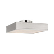 Visual Comfort PCF1071 Dupont 1-lt 12" LED Semi Flush Mount - Polished Nickel