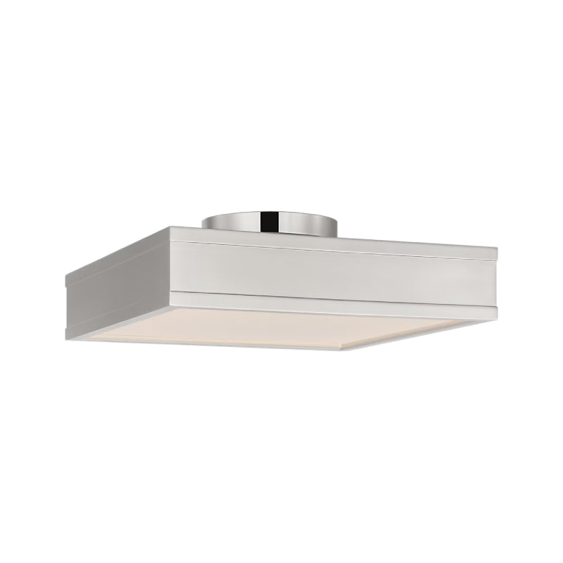 Visual Comfort PCF1071 Dupont 1-lt 12" LED Semi Flush Mount - Polished Nickel