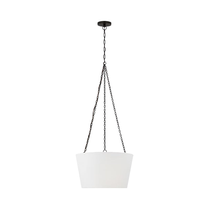 Visual Comfort PCP1013 Herve 1-lt 18" Pendant - Aged Iron