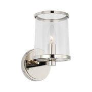 Visual Comfort LV1081 Reynolds 1-lt 9" Tall Bath Sconce - Polished Nickel