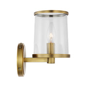 Visual Comfort LV1081 Reynolds 1-lt 9" Tall Bath Sconce - Time Worn Brass