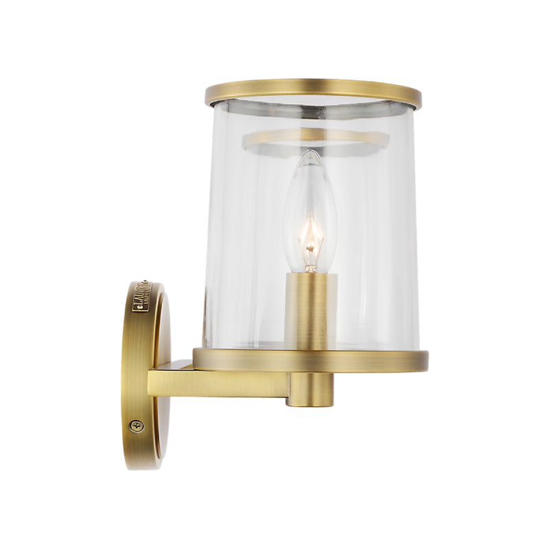 Visual Comfort LV1082 Reynolds 2-lt 15" Medium Vanity Light - Time Worn Brass