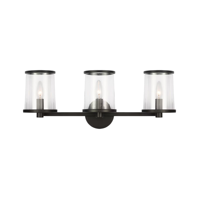 Visual Comfort LV1083 Reynolds 3-lt 24" Large Vanity Light - Aged Iron