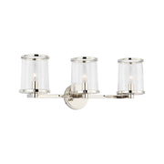 Visual Comfort LV1083 Reynolds 3-lt 24" Large Vanity Light - Polished Nickel