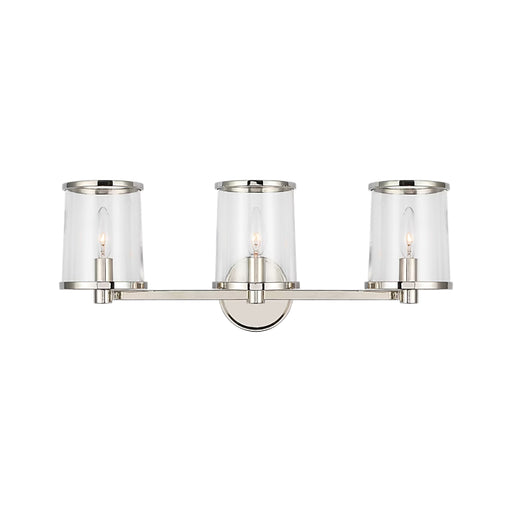 Visual Comfort LV1083 Reynolds 3-lt 24" Large Vanity Light - Polished Nickel