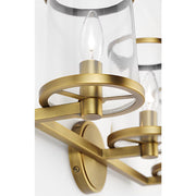 Visual Comfort LV1083 Reynolds 3-lt 24" Large Vanity Light - Time Worn Brass