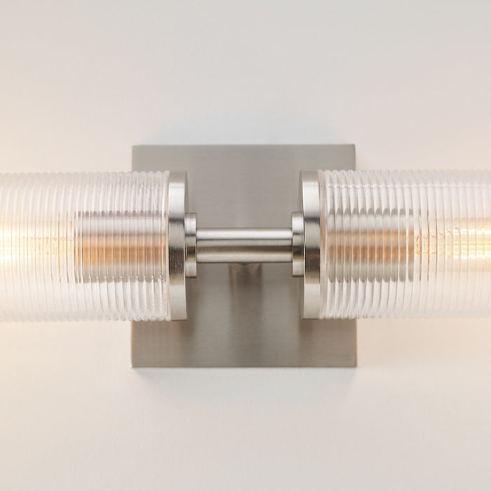 Visual Comfort DJW1092 Sarita 2-lt 21" Medium Wall Sconce - Brushed Nickel