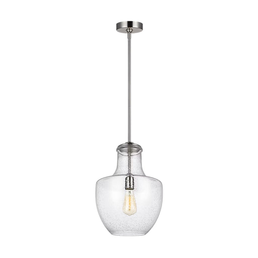 Visual Comfort P1461 Baylor 1-lt 12" Pendant - Satin Nickel