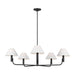 Visual Comfort SLC1005 Colfax 5-lt 41" LED Large Chandelier - Aged Iron