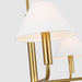Visual Comfort SLC1005 Colfax 5-lt 41" LED Large Chandelier - Burnished Brass