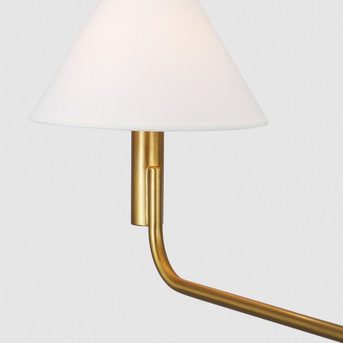 Visual Comfort SLC1005 Colfax 5-lt 41" LED Large Chandelier - Burnished Brass
