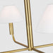 Visual Comfort SLC1014 Colfax 4-lt 35" LED Medium Chandelier - Burnished Brass