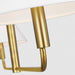 Visual Comfort SLC1022 Colfax 2-lt 55" LED Medium Linear Chandelier - Burnished Brass