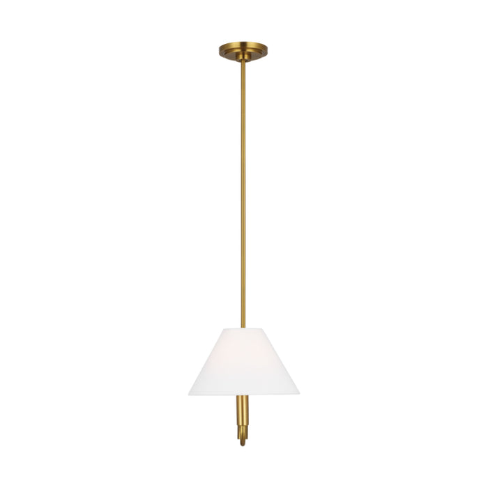 Visual Comfort SLC1022 Colfax 2-lt 55" LED Medium Linear Chandelier - Burnished Brass