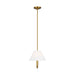 Visual Comfort SLC1022 Colfax 2-lt 55" LED Medium Linear Chandelier - Burnished Brass