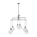 Visual Comfort SLC1036 Torian 6-lt 40" LED Extra Large Chandelier - Aged Iron