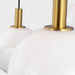 Visual Comfort SLC1036 Torian 6-lt 40" LED Extra Large Chandelier - Burnished Brass