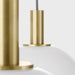 Visual Comfort SLC1044 Torian 4-lt 33" LED Large Chandelier - Burnished Brass