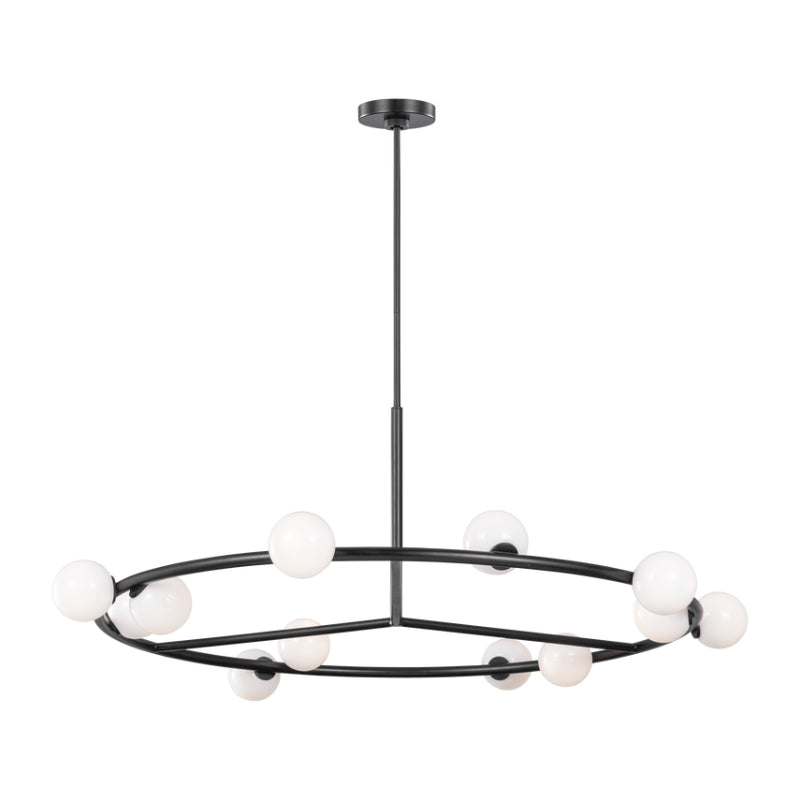 Visual Comfort SLC10612 Altair 12-lt 44" LED Extra Large Chandelier - Aged Iron