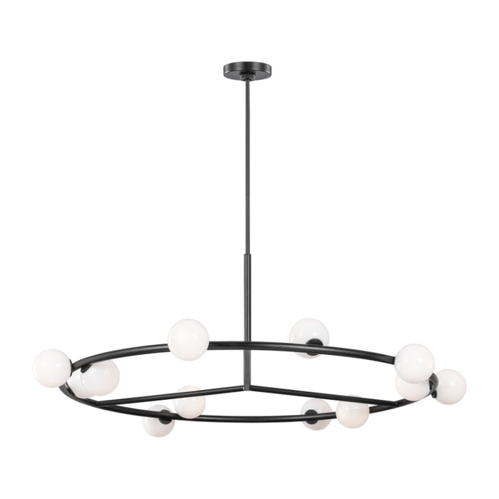 Visual Comfort SLC10612 Altair 12-lt 44" LED Extra Large Chandelier - Aged Iron