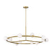 Visual Comfort SLC10612 Altair 12-lt 44" LED Extra Large Chandelier - Burnished Brass
