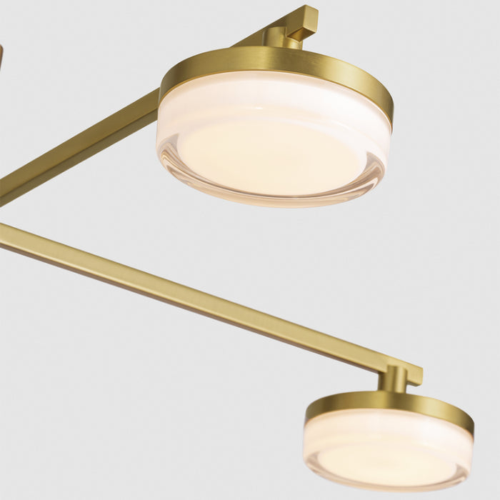 Visual Comfort SLC1074 Khan 4-lt 45" LED Extra Large Chandelier