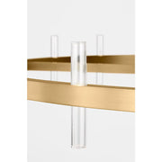Visual Comfort SLC10940 Silas 48" LED Chandelier - Burnished Brass