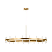 Visual Comfort SLC10940 Silas 48" LED Chandelier - Burnished Brass
