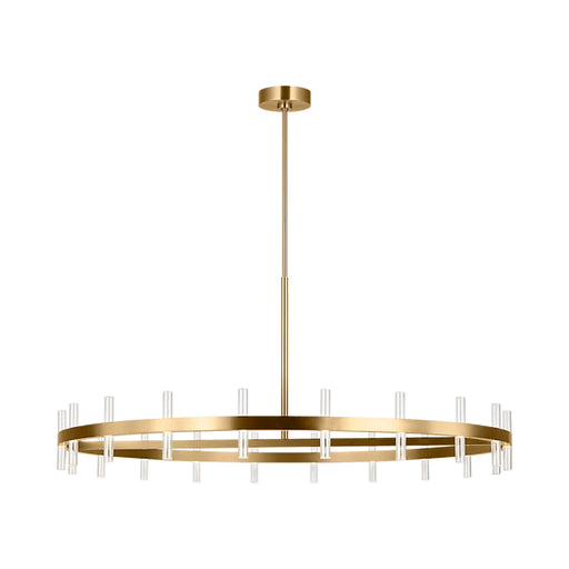 Visual Comfort SLC10940 Silas 48" LED Chandelier - Burnished Brass