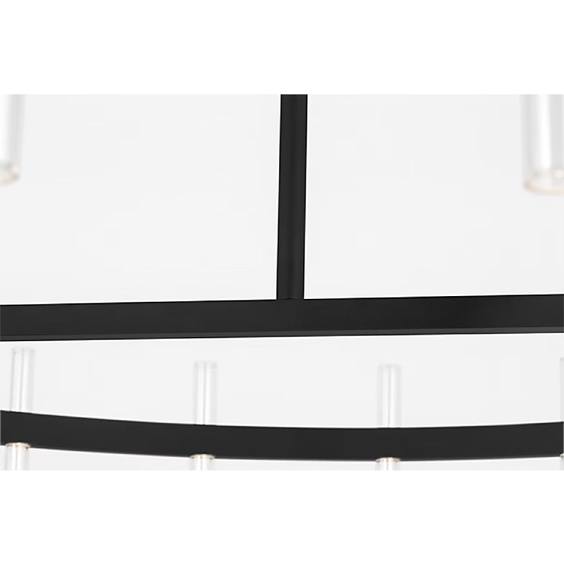 Visual Comfort SLC10940 Silas 48" LED Chandelier - Midnight Black