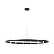 Visual Comfort SLC10940 Silas 48" LED Chandelier - Midnight Black