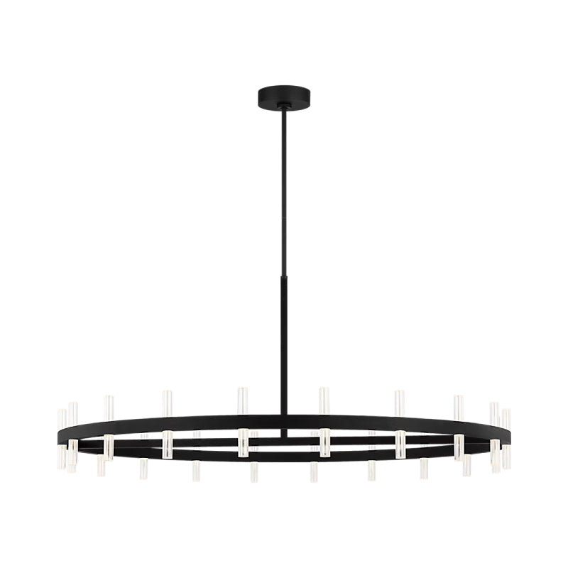 Visual Comfort SLC10940 Silas 48" LED Chandelier - Midnight Black