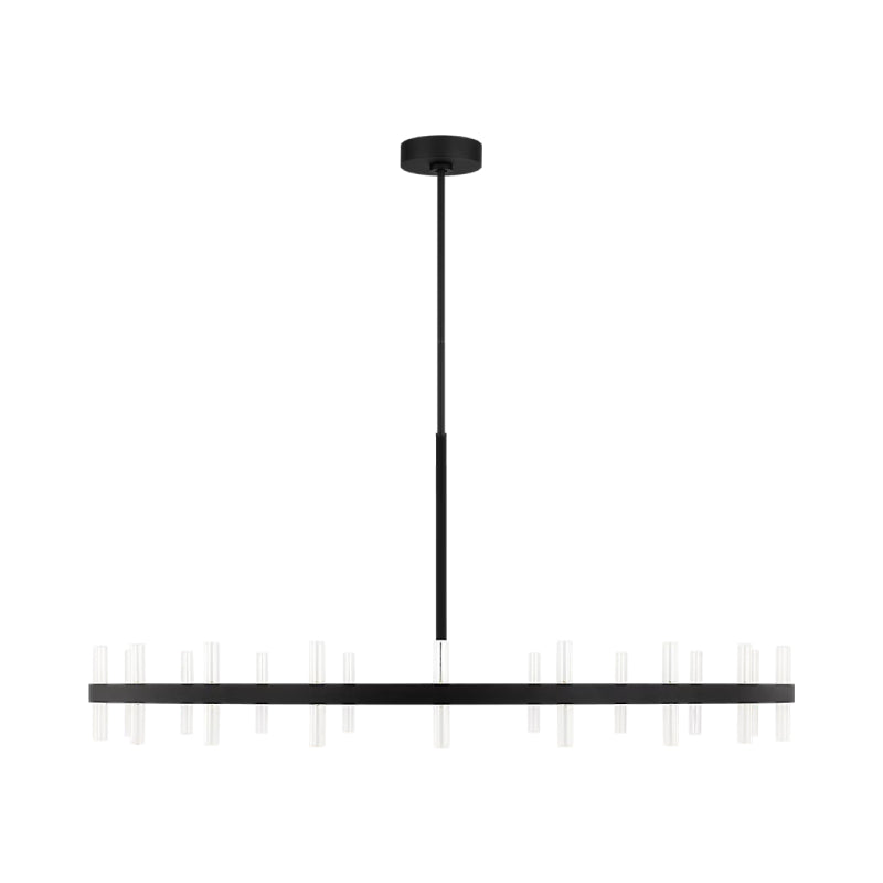 Visual Comfort SLC10940 Silas 48" LED Chandelier - Midnight Black