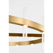 Visual Comfort SLC11032 Silas 36" LED Chandelier - Burnished Brass
