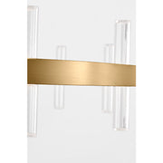 Visual Comfort SLC11032 Silas 36" LED Chandelier - Burnished Brass