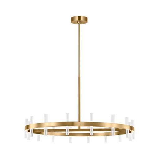 Visual Comfort SLC11032 Silas 36" LED Chandelier - Burnished Brass