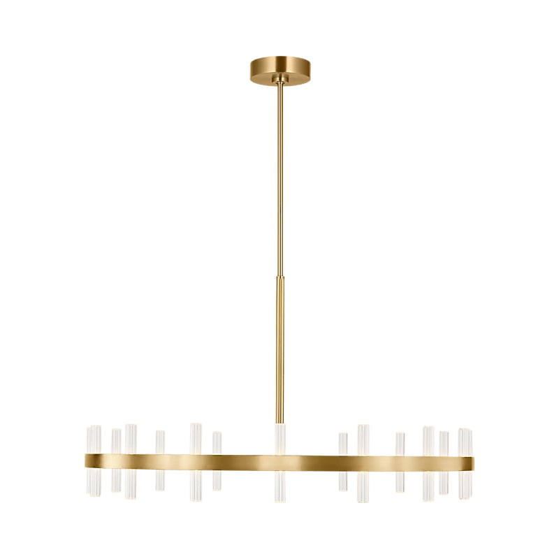 Visual Comfort SLC11032 Silas 36" LED Chandelier - Burnished Brass