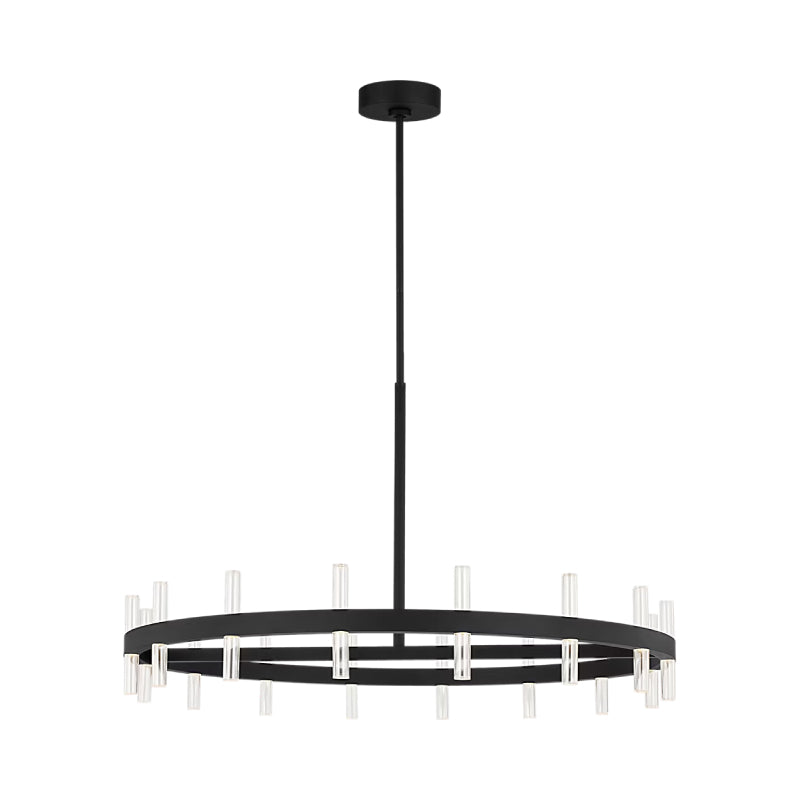 Visual Comfort SLC11032 Silas 36" LED Chandelier - Midnight Black