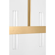 Visual Comfort SLC11120 Silas 56" LED Linear Chandelier - Burnished Brass