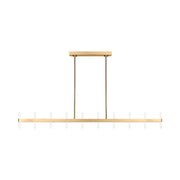 Visual Comfort SLC11120 Silas 56" LED Linear Chandelier - Burnished Brass