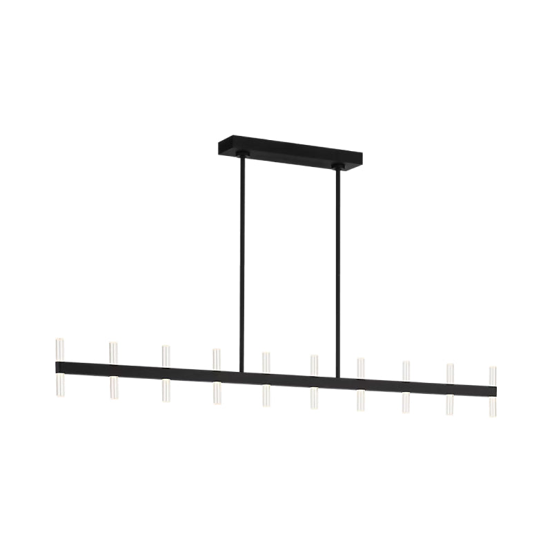 Visual Comfort SLC11120 Silas 56" LED Linear Chandelier - Midnight Black