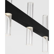 Visual Comfort SLC11120 Silas 56" LED Linear Chandelier - Midnight Black