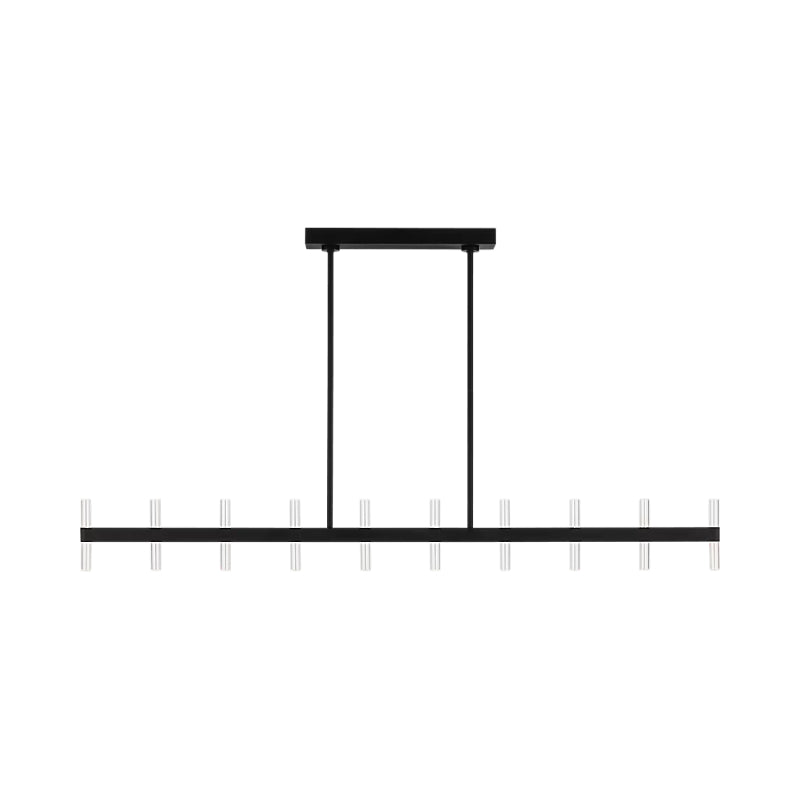 Visual Comfort SLC11120 Silas 56" LED Linear Chandelier - Midnight Black