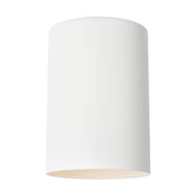 Visual Comfort SLO1141 Cylinders 1-lt 7" Outdoor Small Wall Lantern -Outdoor Textured White