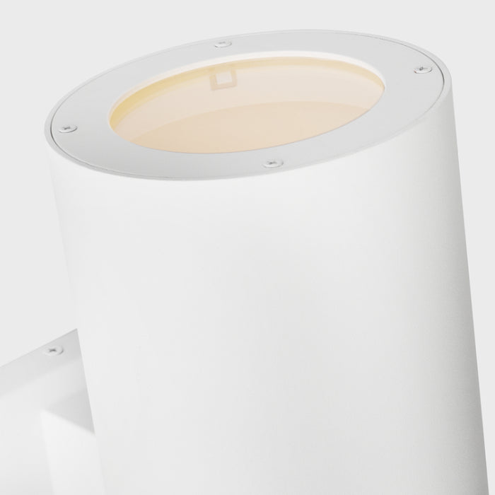Visual Comfort SLO1152 Cylinders 2-lt 14" Outdoor Medium Wall Lantern - Outdoor Textured White