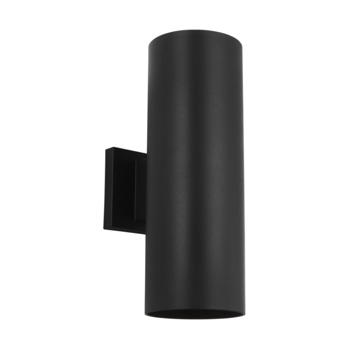 Visual Comfort SLO1152 Cylinders 2-lt 14" Outdoor Medium Wall Lantern - Textured Black